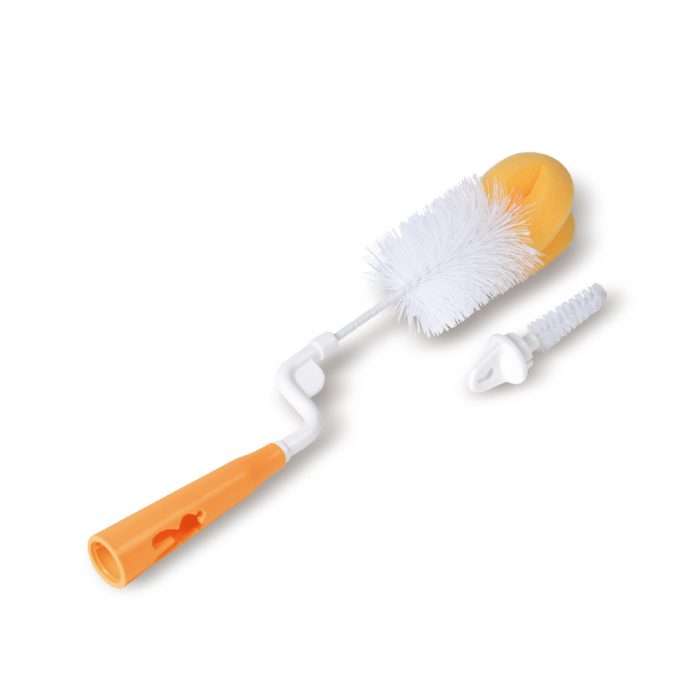 360 Milk Bottle + Nipple Brush Set