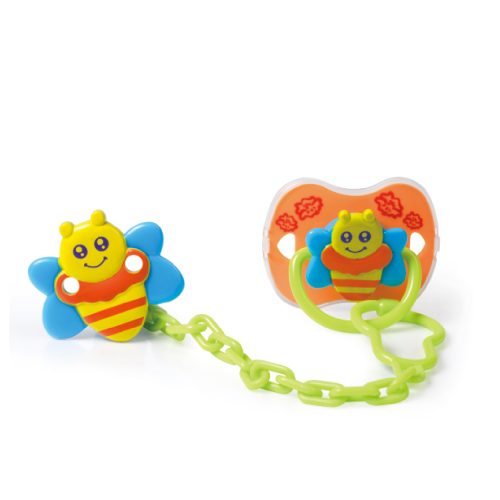 Bee Pacifier & Holder Set