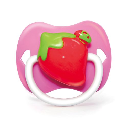 Strawberry Pacifier (Silicone Teat)