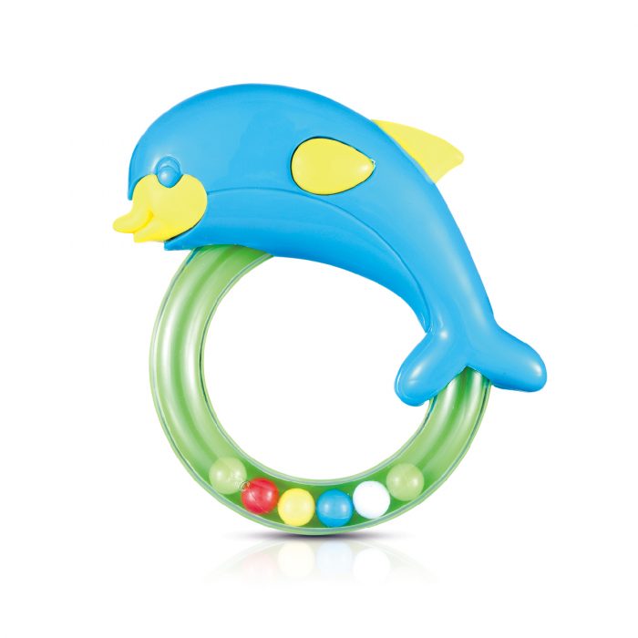Dolphin On Ring Rattle
