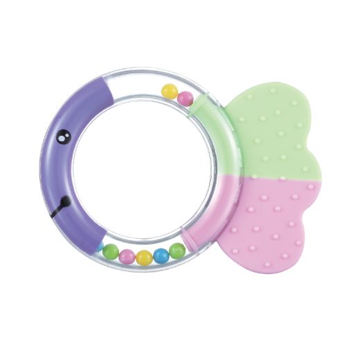 Fish Rattle Teether (Silicone tail)